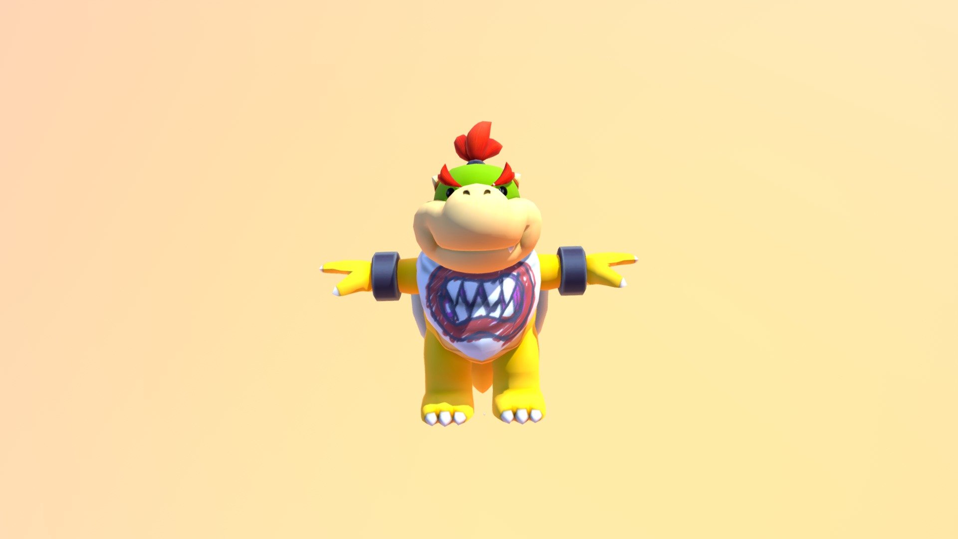 3D bowser jr - super mario - TurboSquid 1602099