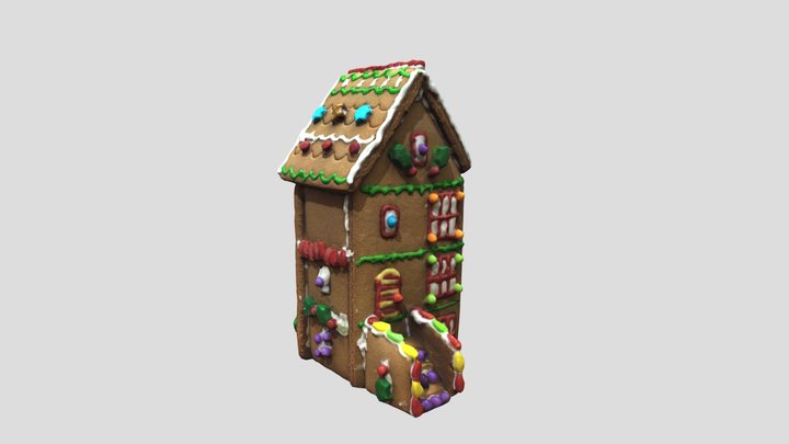 Gingerbread House 4 3D Model