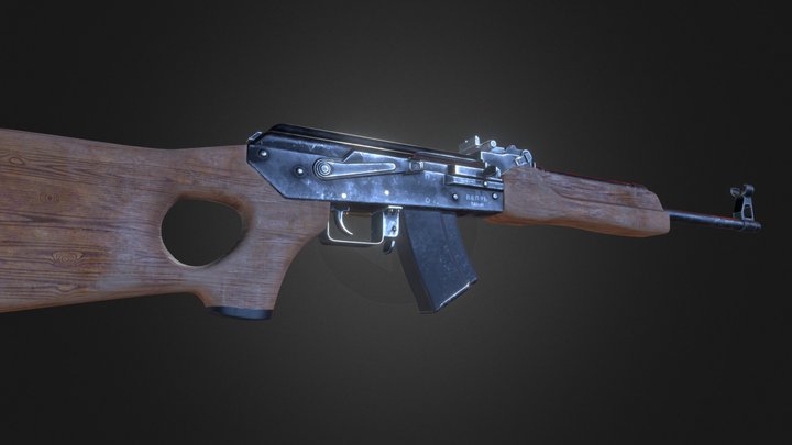 Vepr SOK-94 Rifle 3D Model