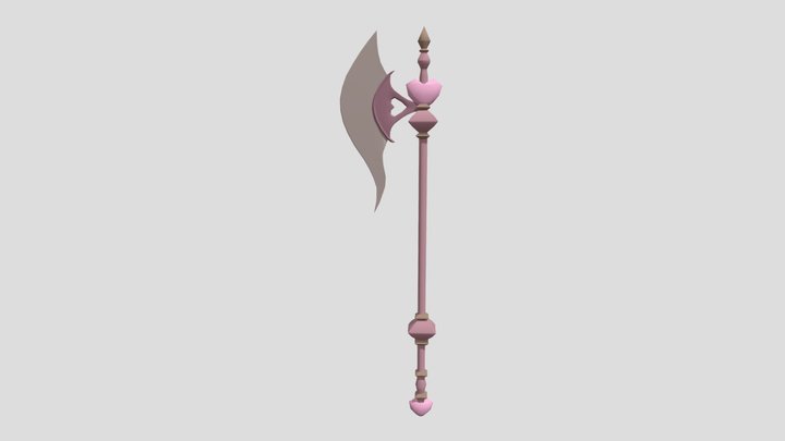 Heart Axe 3D Model