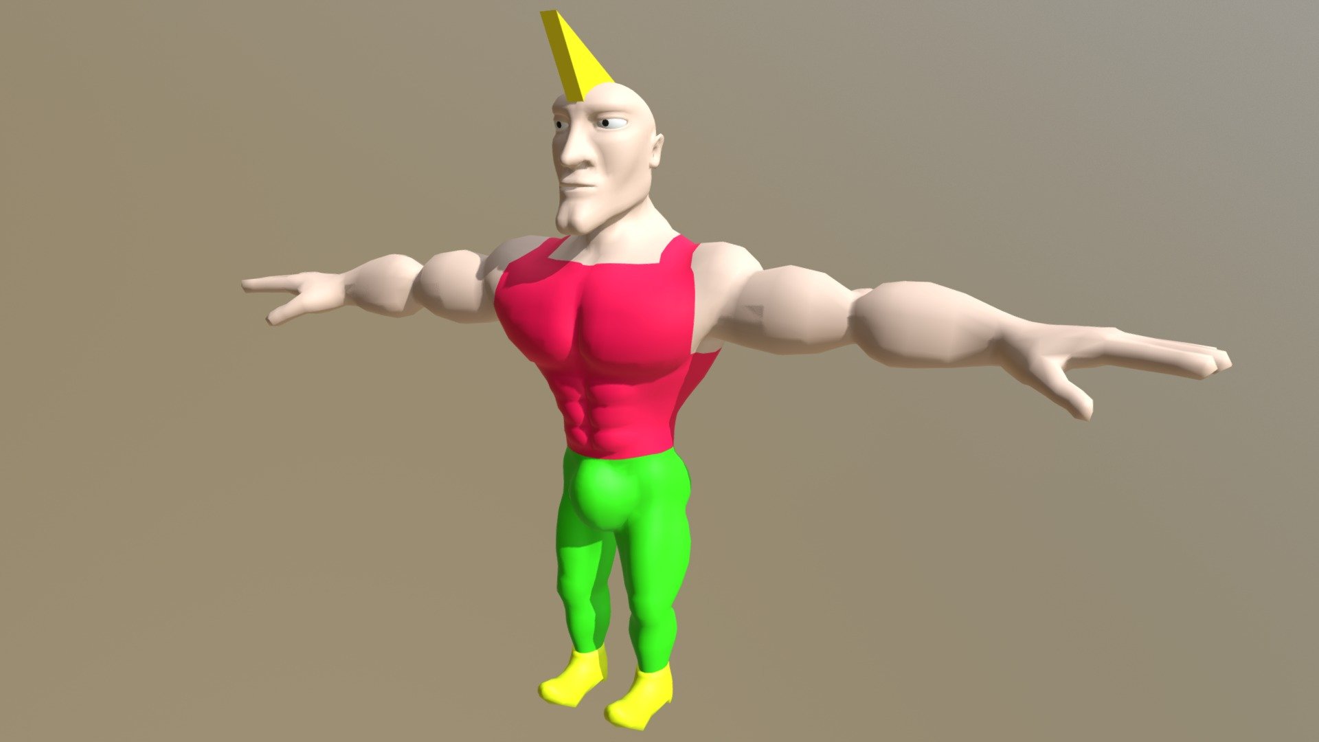 Chad 3D Model. 