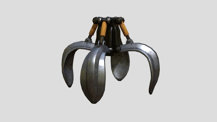Garbage Sorting Claw 3D Model