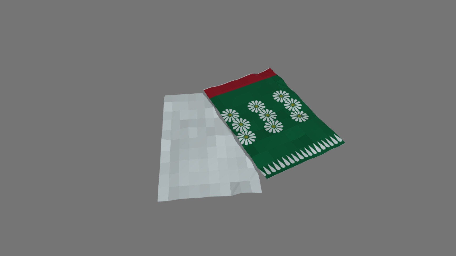 Candy Wrapper "chamomile" (low poly) - Download Free 3D model by Akimkhan [f8a8a7a] - Sketchfab