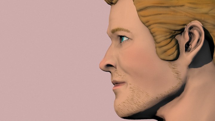 Chris Hemsworth 3D Model