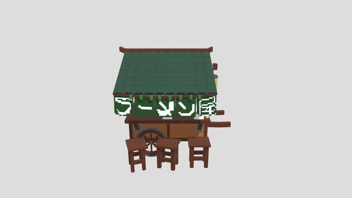 Рамен на колесах 3D Model