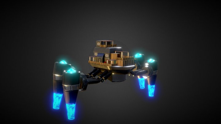 Hover-House 3000 (worldskills uk 2022) 3D Model