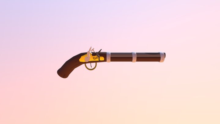 Flintlock Finished 3D Model