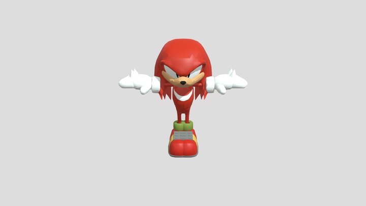 Knuckles REMODEL outcome memories 3D Model