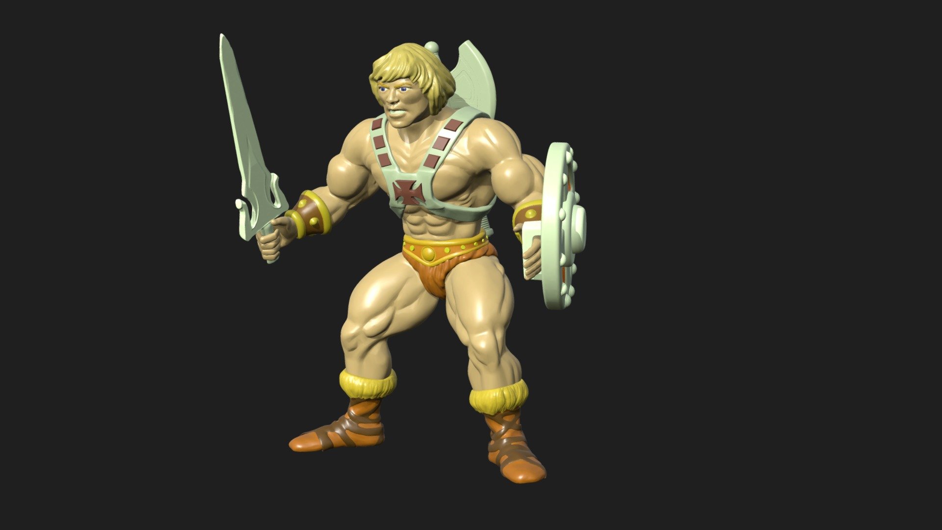 3d printed he man