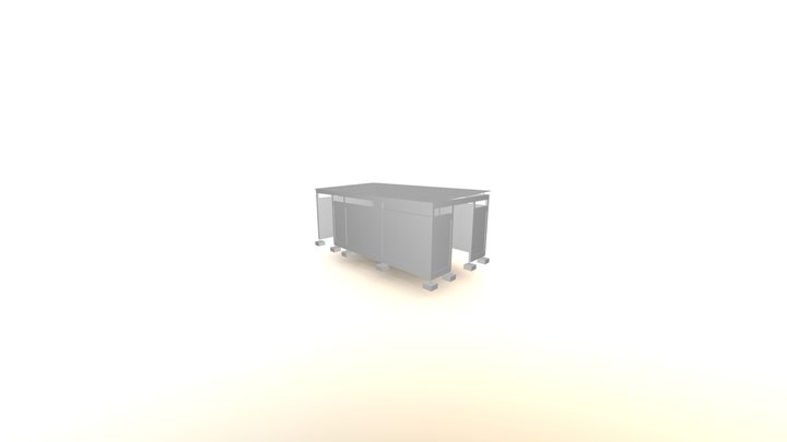 Smoking area P136-KR 3D Model