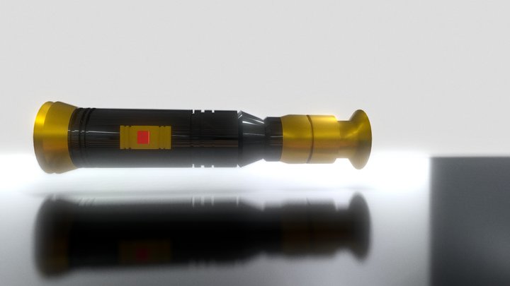 Farmandeh light saber(light saber green) 3D Model