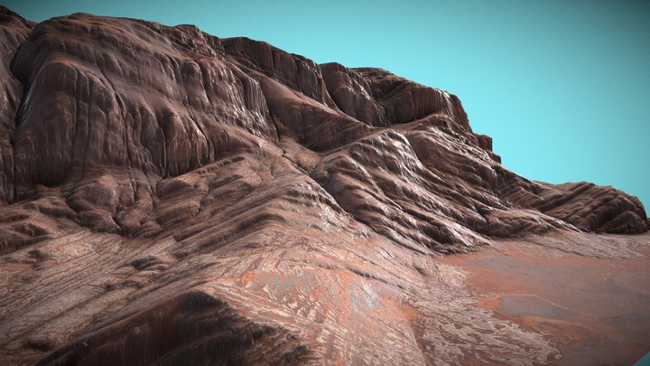 Rocky terrain n2 3D Model