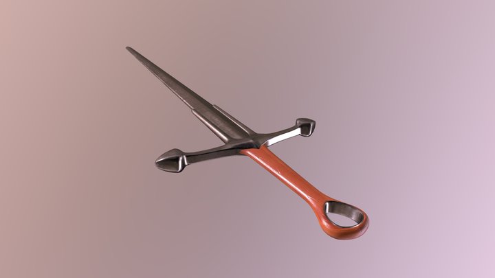 Basic Sword 3D Model