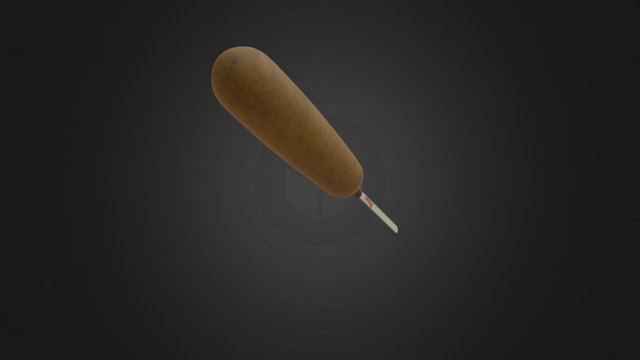 Corn Dog 3D Model