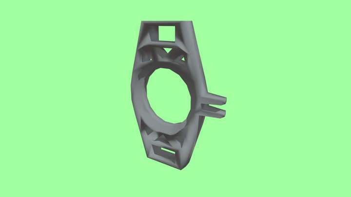 Steering knuckle of the electric car Dubina Evo