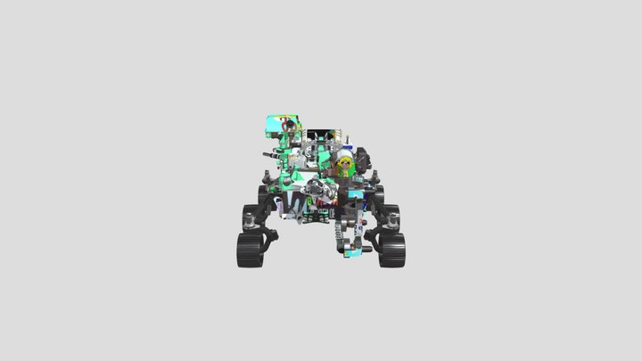 perseverance nasa mars landing sprunki 3D Model