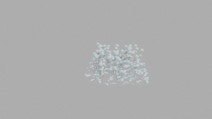 Geometry Node Plants 3D Model