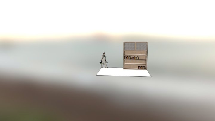bookcase 3D Model