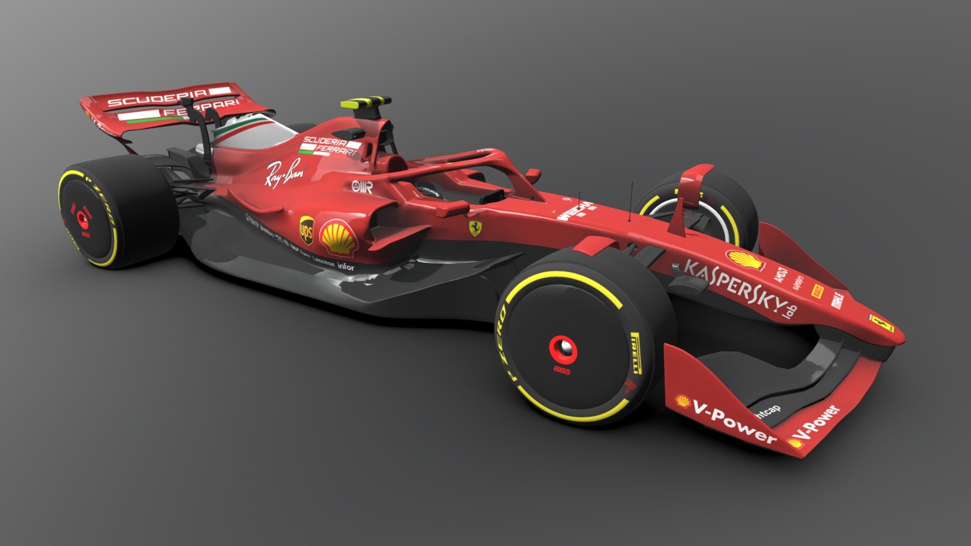 オリジナル F1 2021 Car Design - ラカモナガ