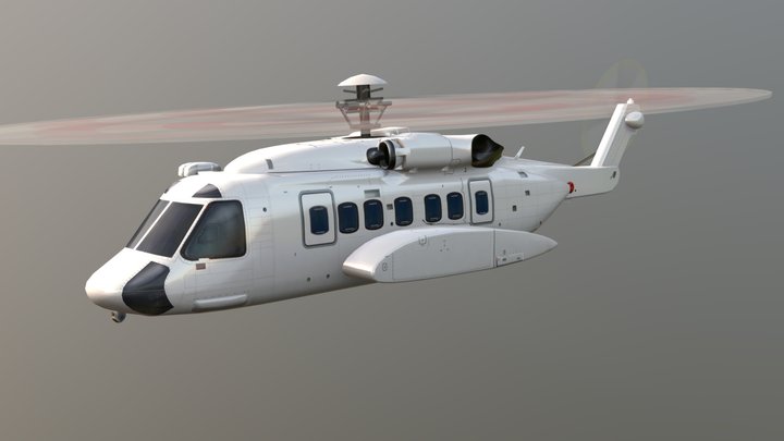 Sikorsky S-92 3D Model