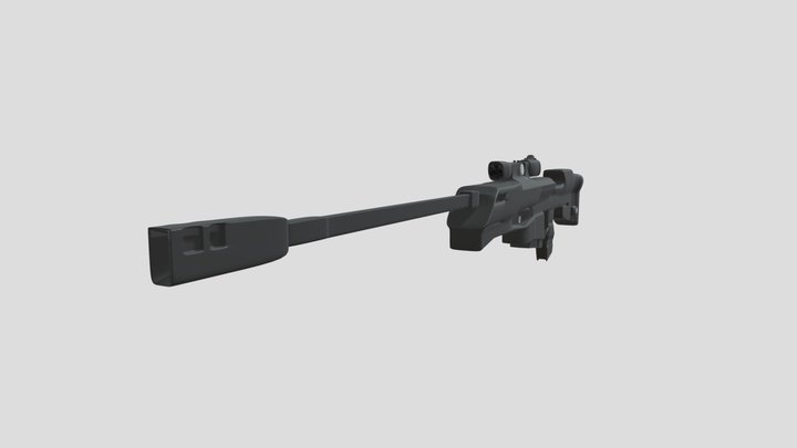 Francotirador 3D Model