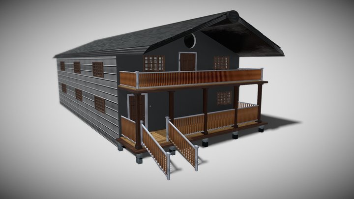 Alone house 3D Model
