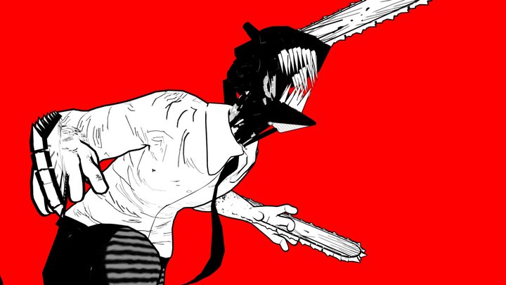 chainsaw man 3D Model