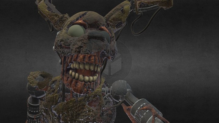 Burntrap - FNAF - Security Breach 3D Model