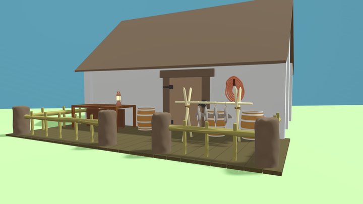 ProjetoCasaMedieval 3D Model