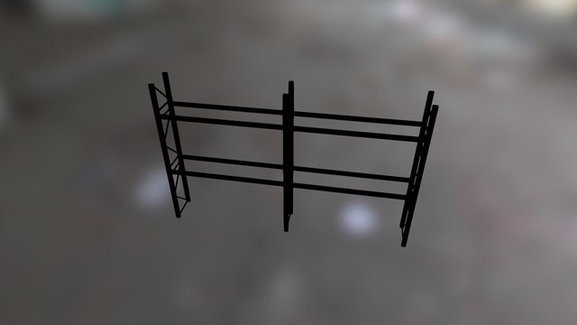 Pallet Rack 3D Model