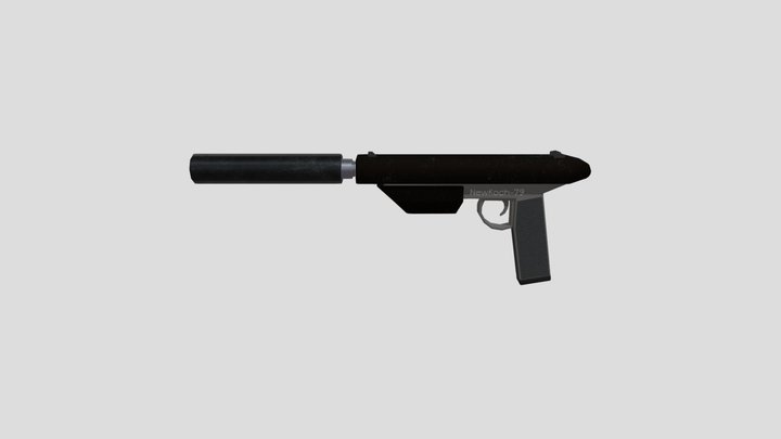 NewKoch-79 Semi-Auto Pistol 3D Model