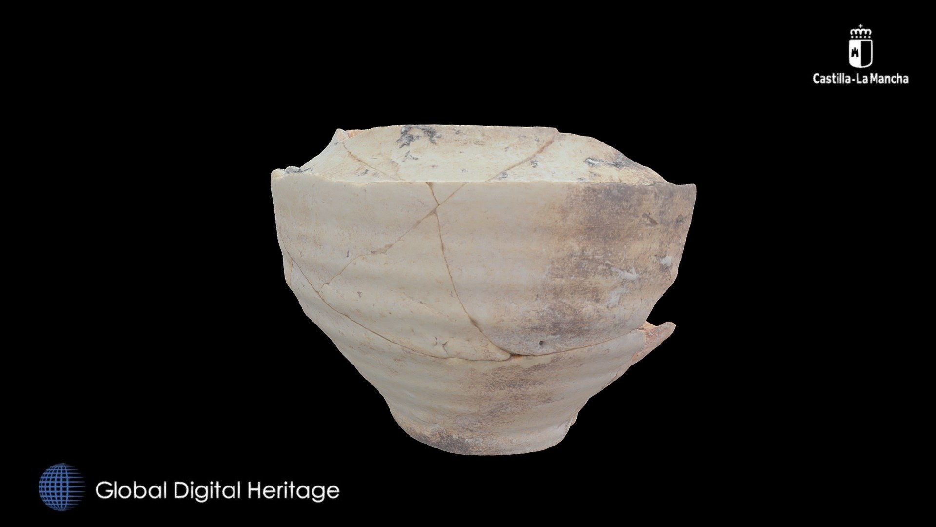 13th C Christian Jug, Calatrava la Vieja