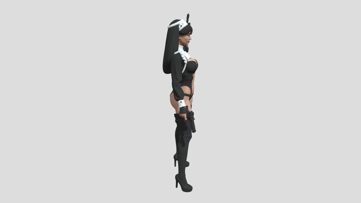 Battle Nun 2 3D Model