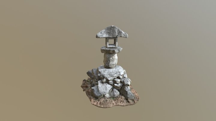 石塔 3D Model