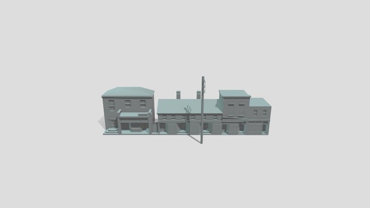 Building, Store 1 3D Model