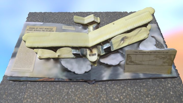 Airplane Pop-Up Book 3D Model