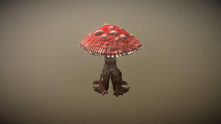 Mushroom Monster Pack PBR 3D Model