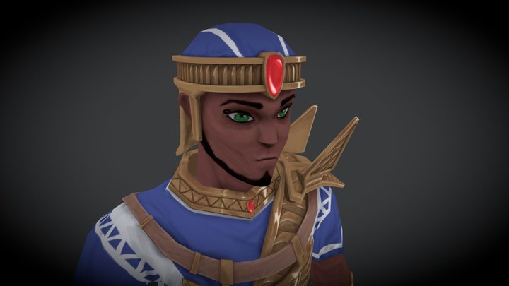 [Student Work] Desert warrior 3D Model