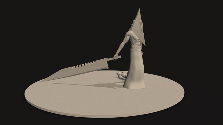 Pyramid Head (Fan art) 3D Model