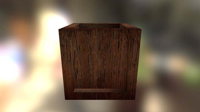 Back Alley - Crate 3D Model