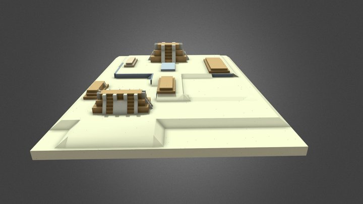 Sitio arqueológico Li Tz'aaq 3D Model