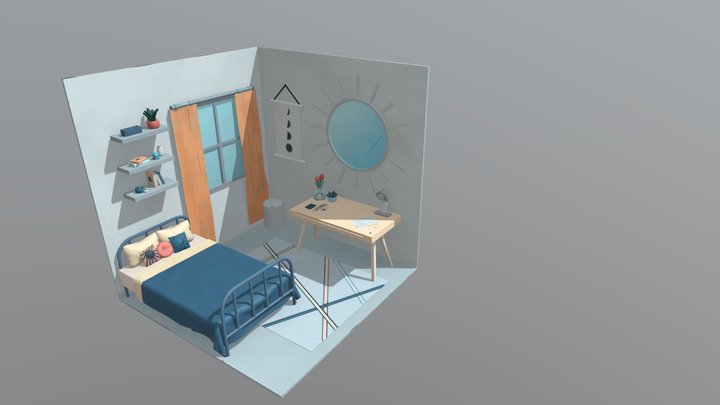 mirror room 3D Model