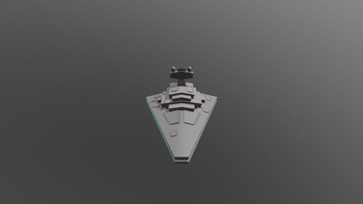star destroyer 3D Model