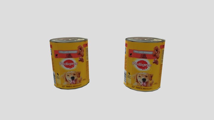 Can Of Dogfood 3D Model