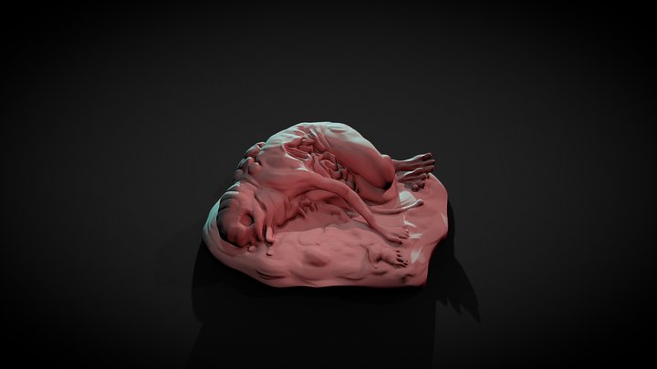 Dead Monster Kingdom Death 3D Terrain 3D Model