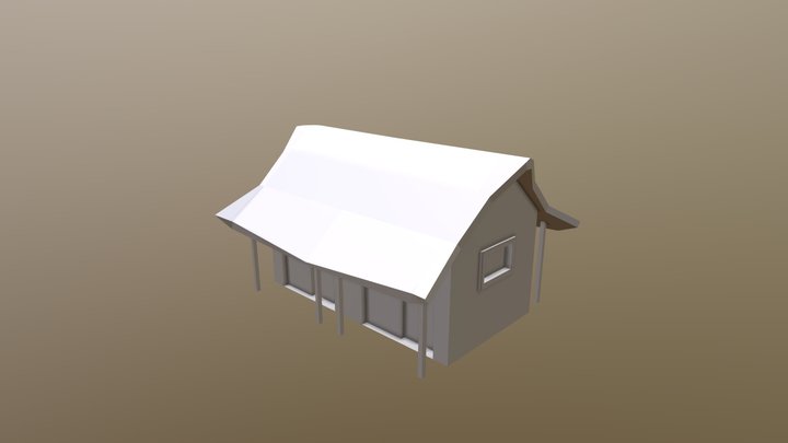 Traditional old japanese house 3D Model