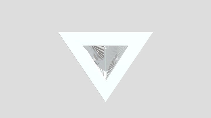 Twisted Pyramid 3D Model