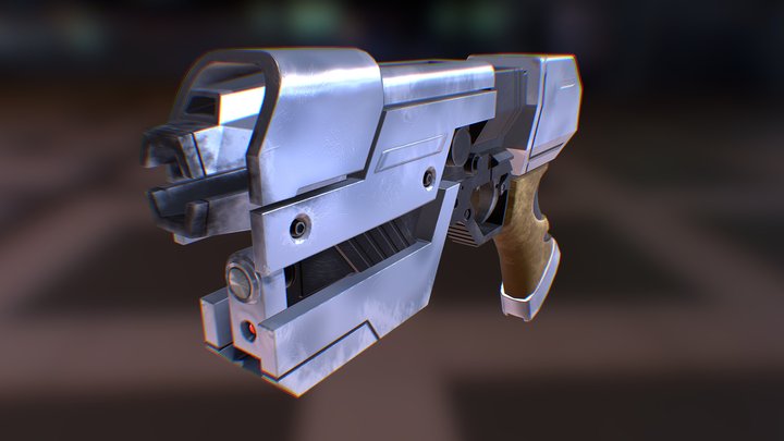 Paralyzer Pistol 3D Model