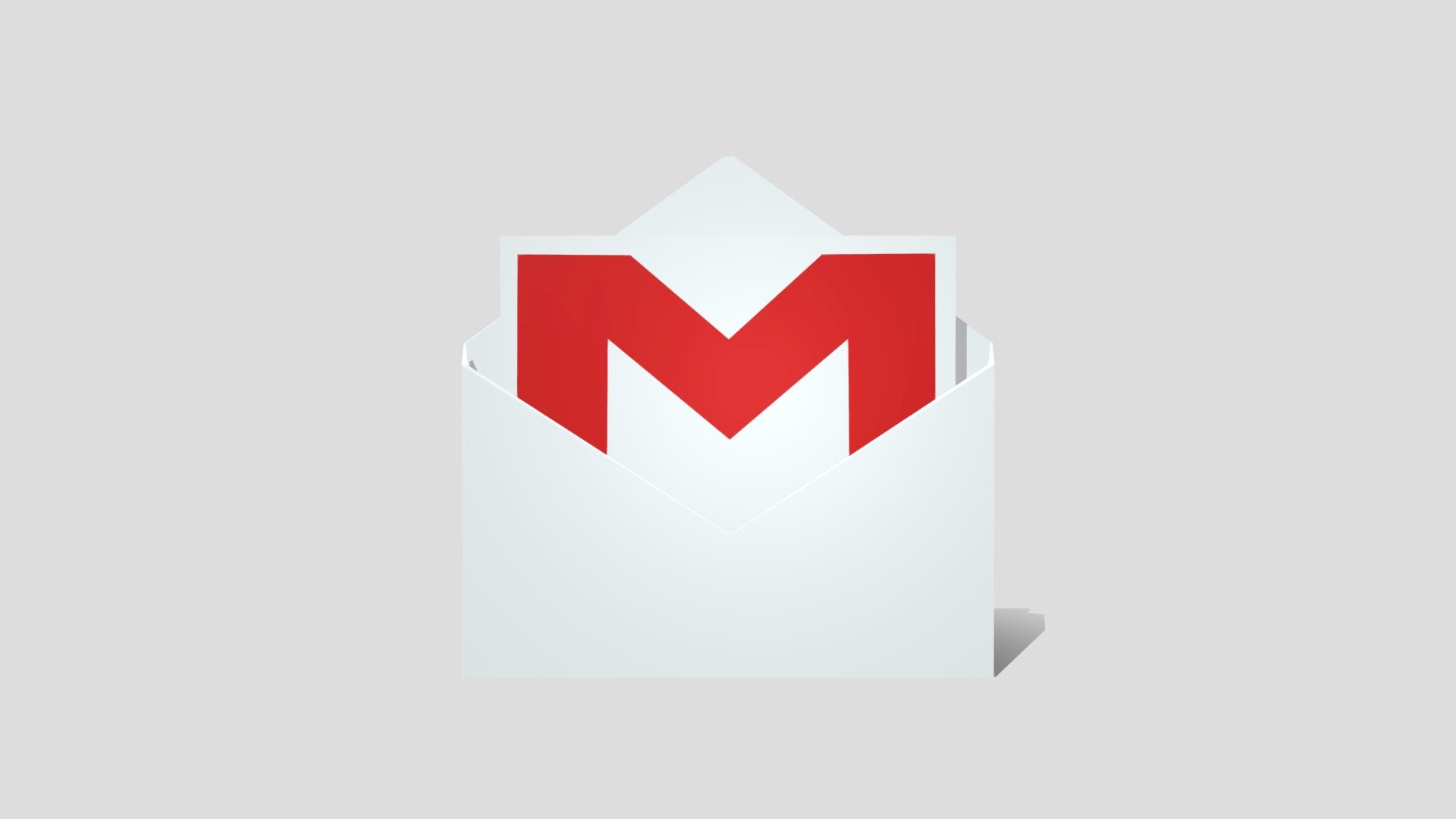 Old Gmail Logo Download Free 3D Model By PhantomXD f8c066b Sketchfab