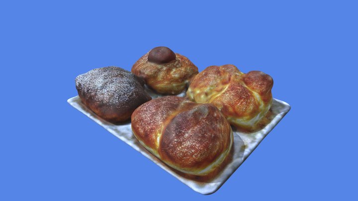 cream cakes – Free 3D Model STL